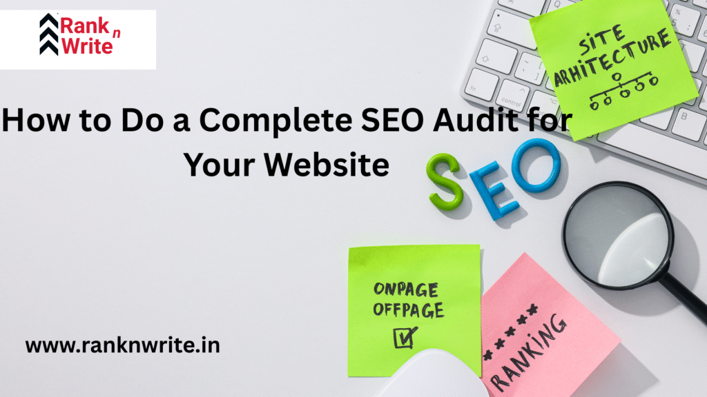 seo audit